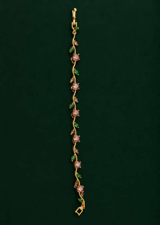 Women Designer Gold Plated Bracelet | Stylish Fashion Jewellery Bracelet for Women and Girls