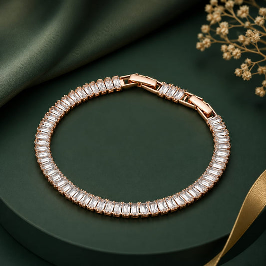 White Brass Western Casual Bracelet For Unisex Elegant Gold Plated Design Kada Stylish Daily