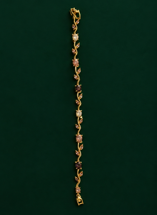 Women Designer Gold Plated Bracelet | Stylish Fashion Jewellery Bracelet for Women and Girls